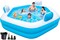 Inflatable Pool for Adults, 77" X 71" X 22" Large Blow Up Pool with Pump, Oversized Thickened Full Size Family Swimming Pools for Outdoor Backyard Summer Water Party Indoor Use